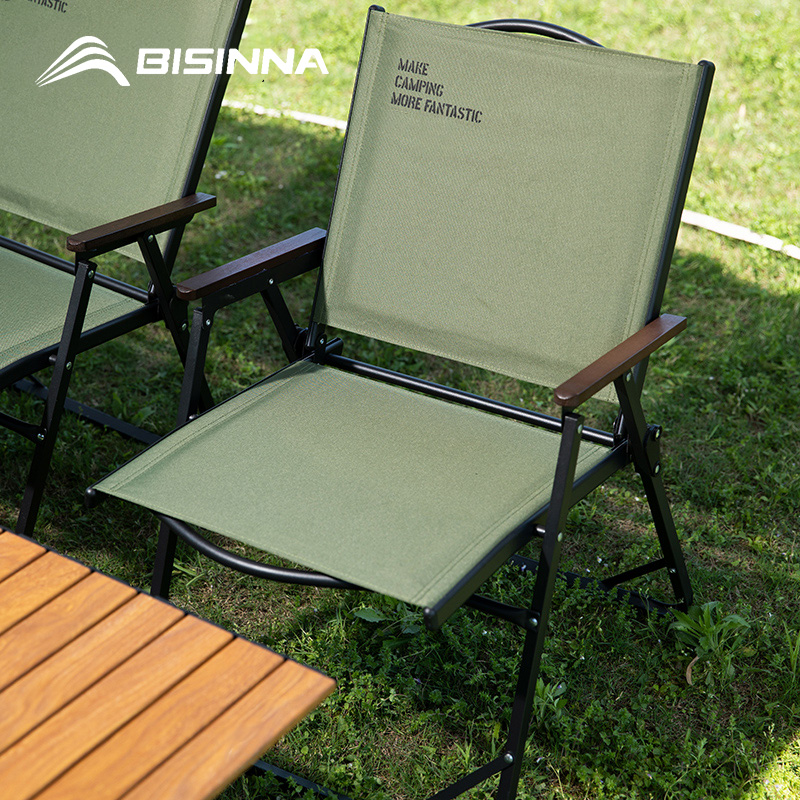 Outdoor Camping Loveseat - BISINNA Silla de camping plegable al