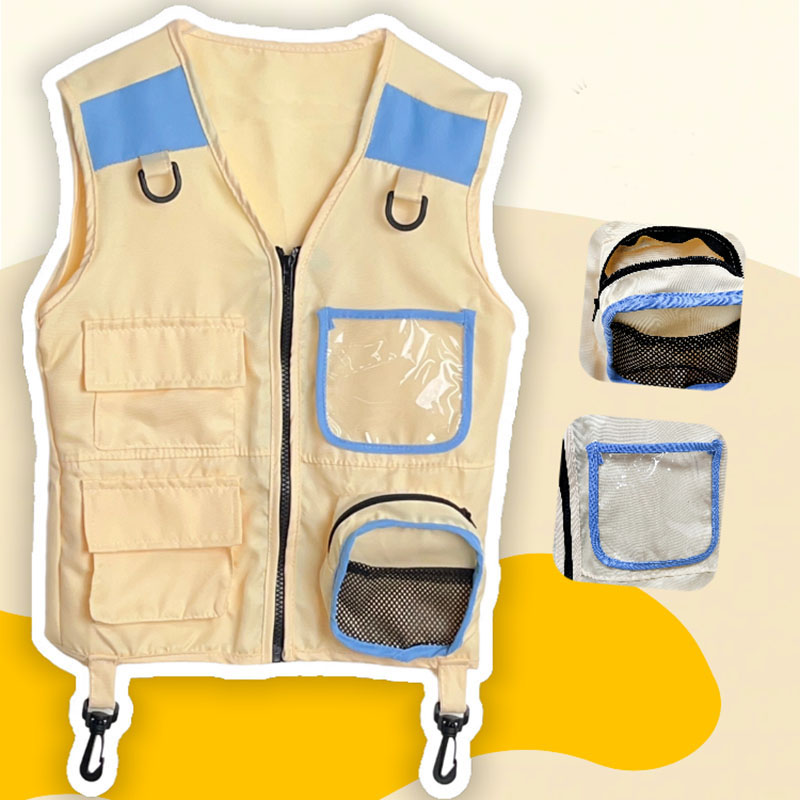 Outdoor Camping Activities For Kids - Chaleco de explorador para niños, juego