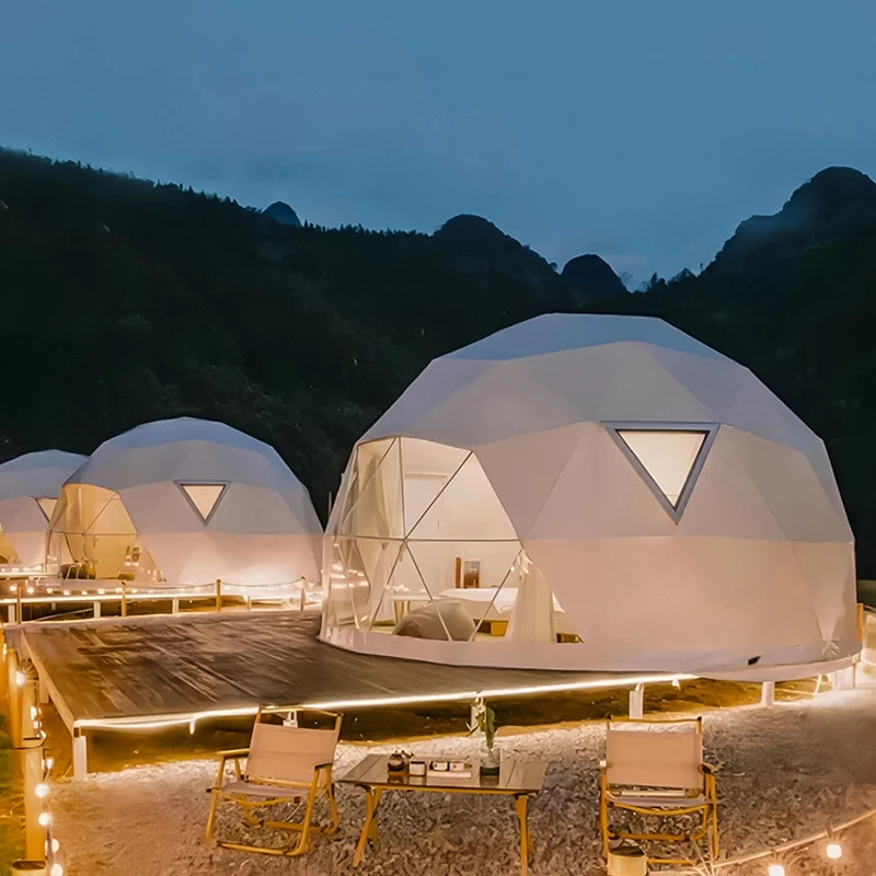 Outdoor Camping And Glamping - Domo Geodésico Premium para Glamping -