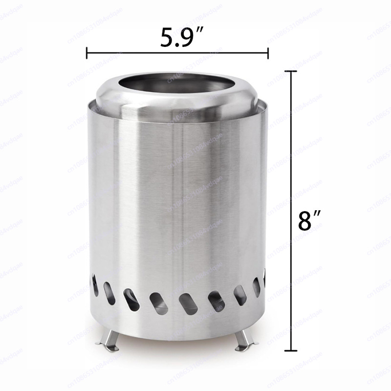 Outdoor Camping Wood Burning Stove - Estufa de leña de acero inoxidable