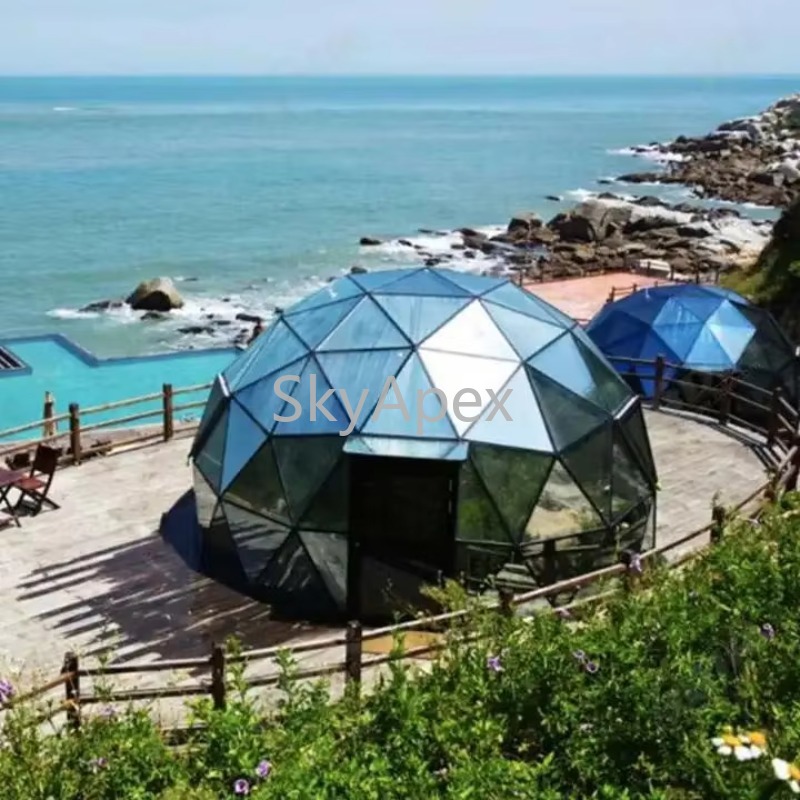 Outdoor Camping And Glamping - Domo Geodésico de Vidrio Insonorizado de