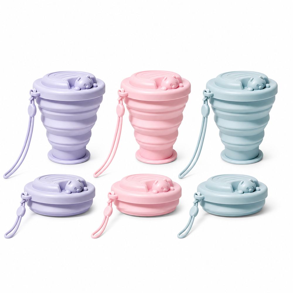 Collapsible Water Bottle - Vaso de agua plegable de silicona,