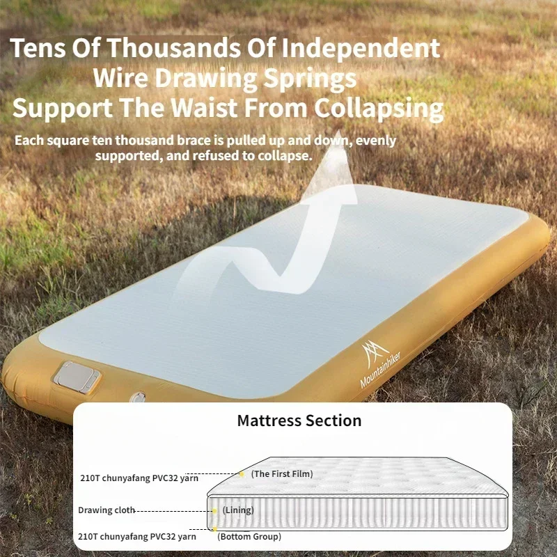 Inflatable Mattress - Colchón Inflable Automático Mountainhiker para 2