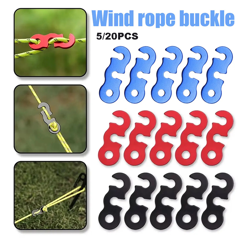 Outdoor Camping Guy - Tensor de cuerda de aluminio para