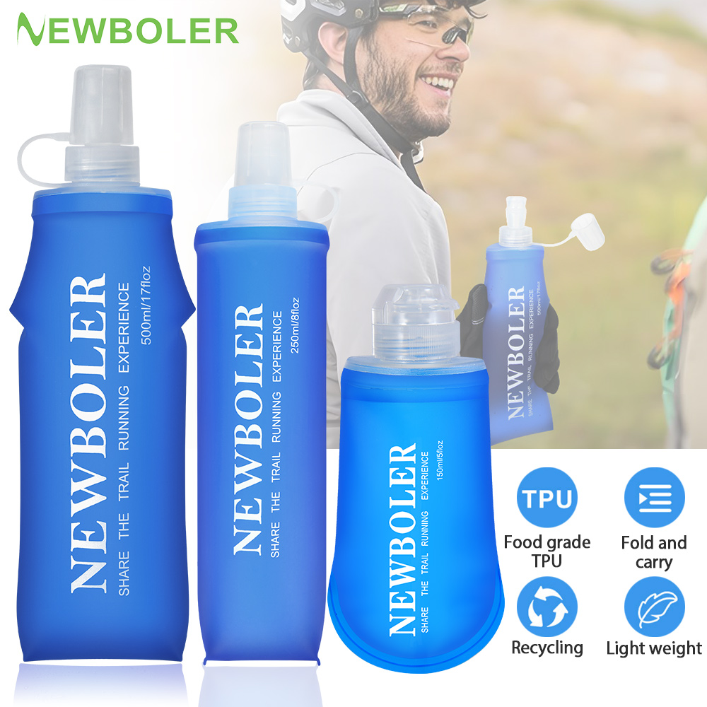 Collapsible Water Bottle - NEWBOLER 150ml 250ml 500ml botella de