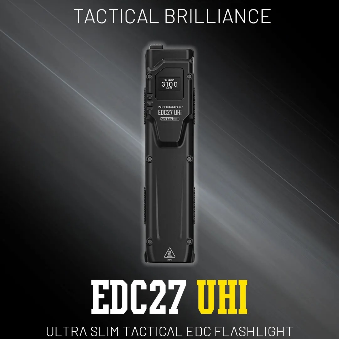Outdoor Camping Lighting - Convoy UHi-linterna táctica EDC, linterna recargable