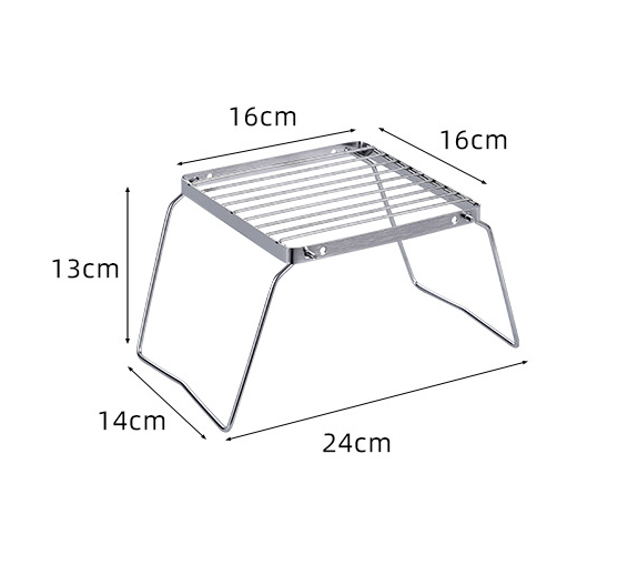 Outdoor Camping Burner - Soporte de Acero Inoxidable para Estufa