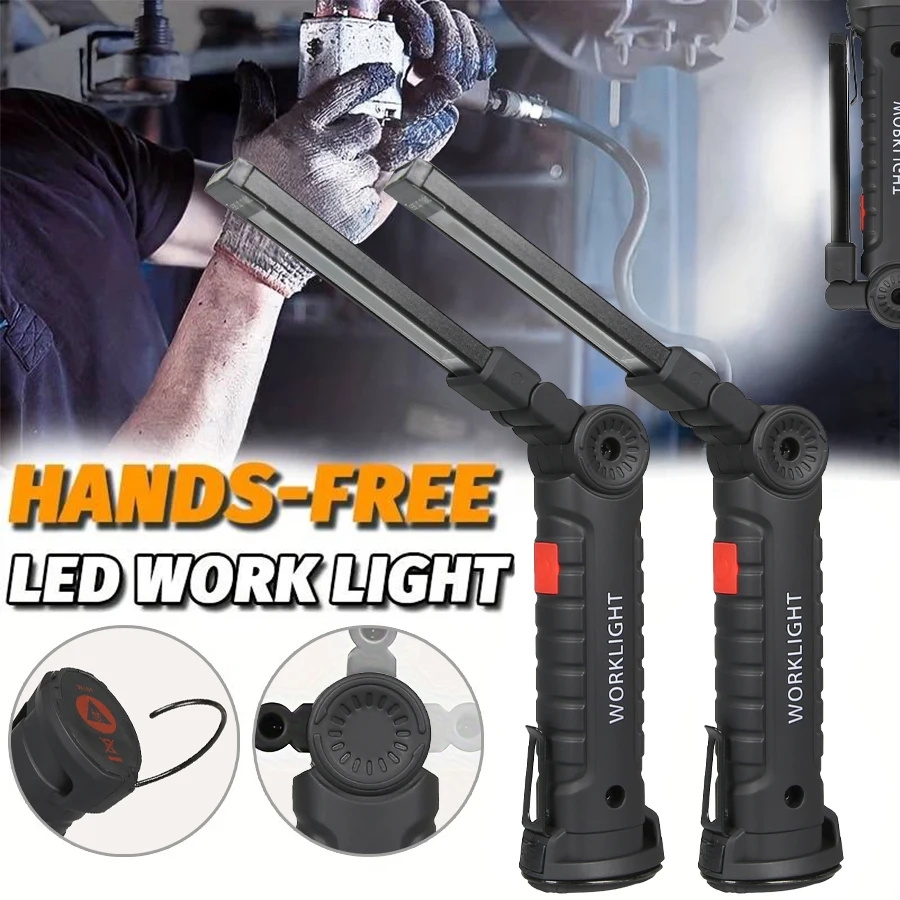 Outdoor Camping Lamp - Nueva Linterna LED COB Portátil, Recargable