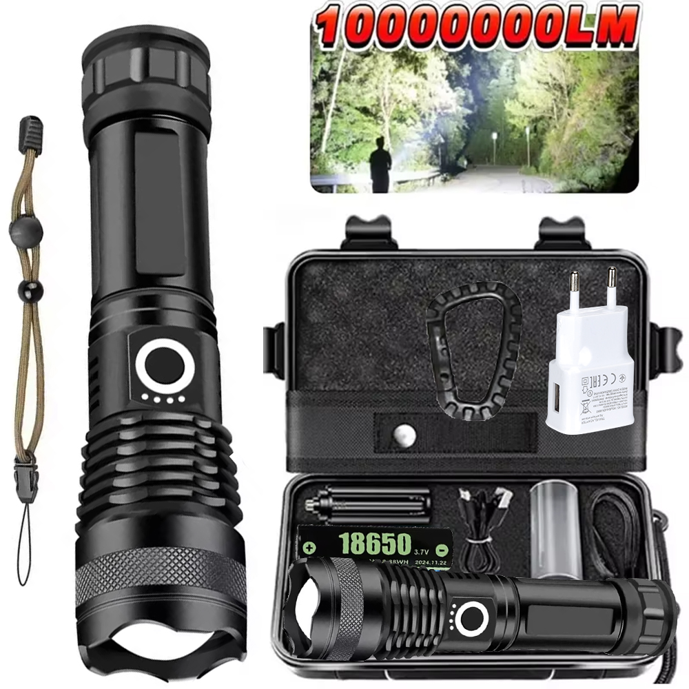 Outdoor Camping Lamp - Linterna LED de alta potencia recargable