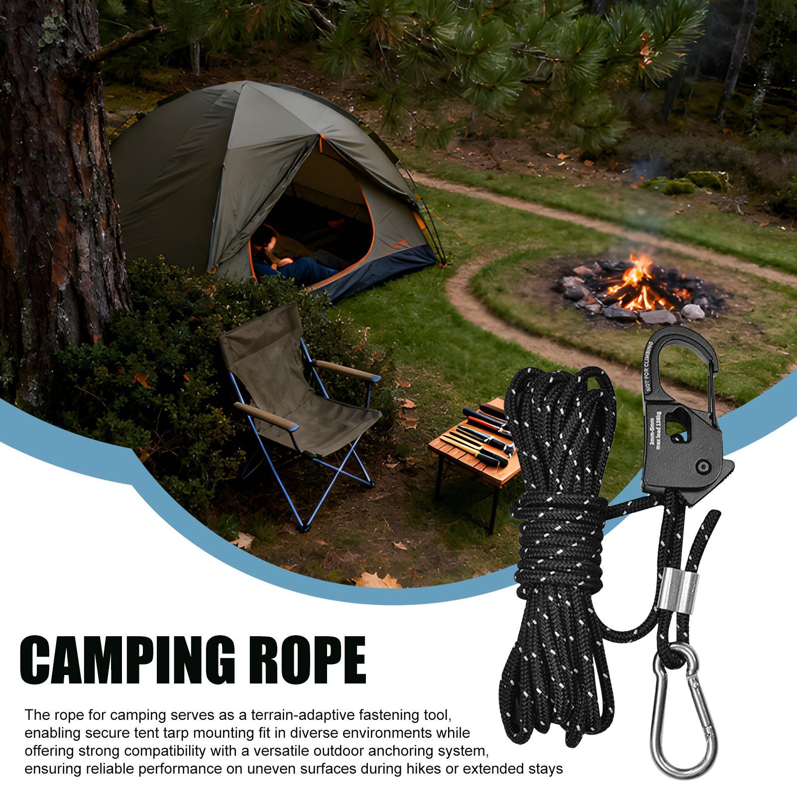 Outdoor Camping Guy - Cuerda de nailon reflectante para camping