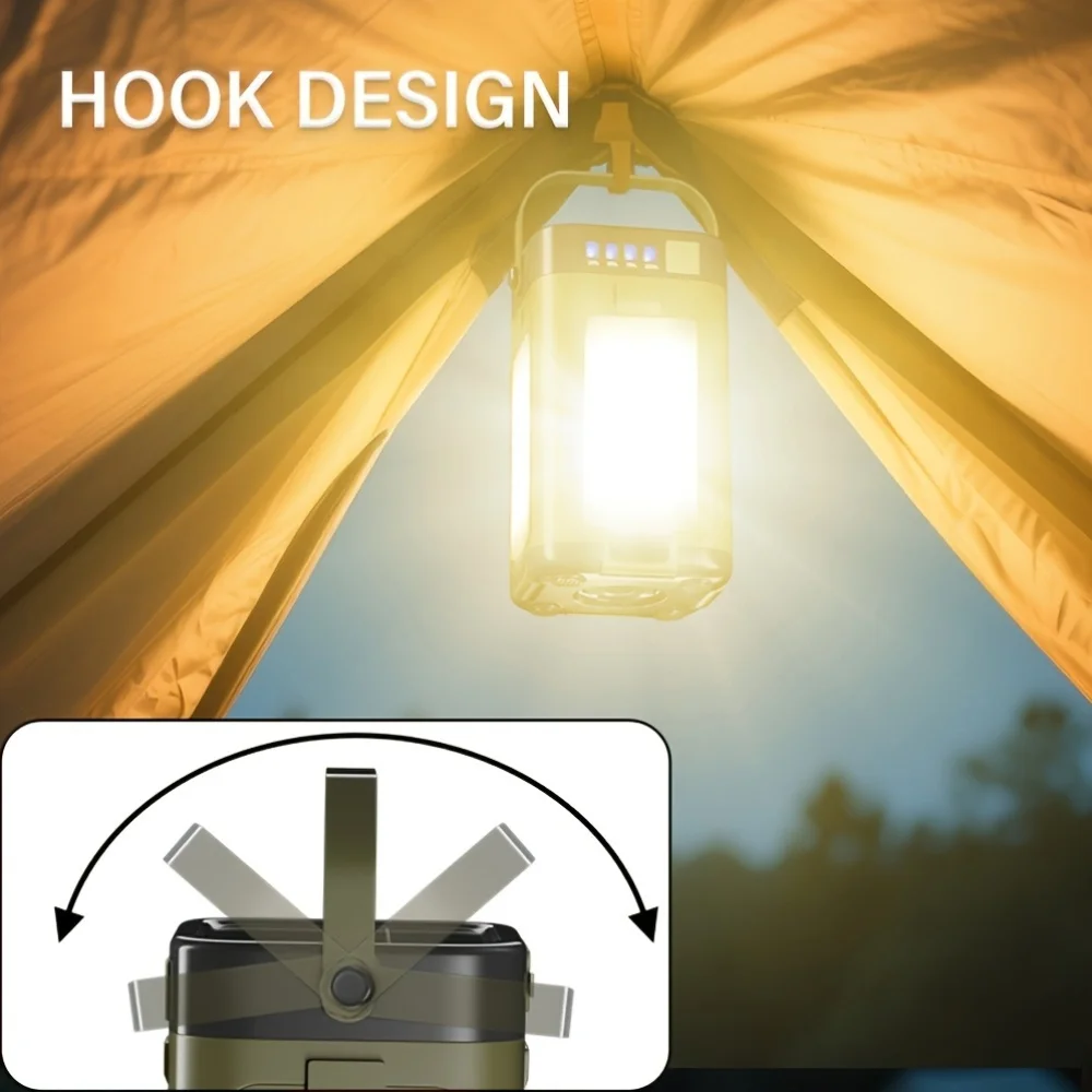 Lámpara Solar Portátil para Ca - Outdoor Camping Lamp reseña y precio