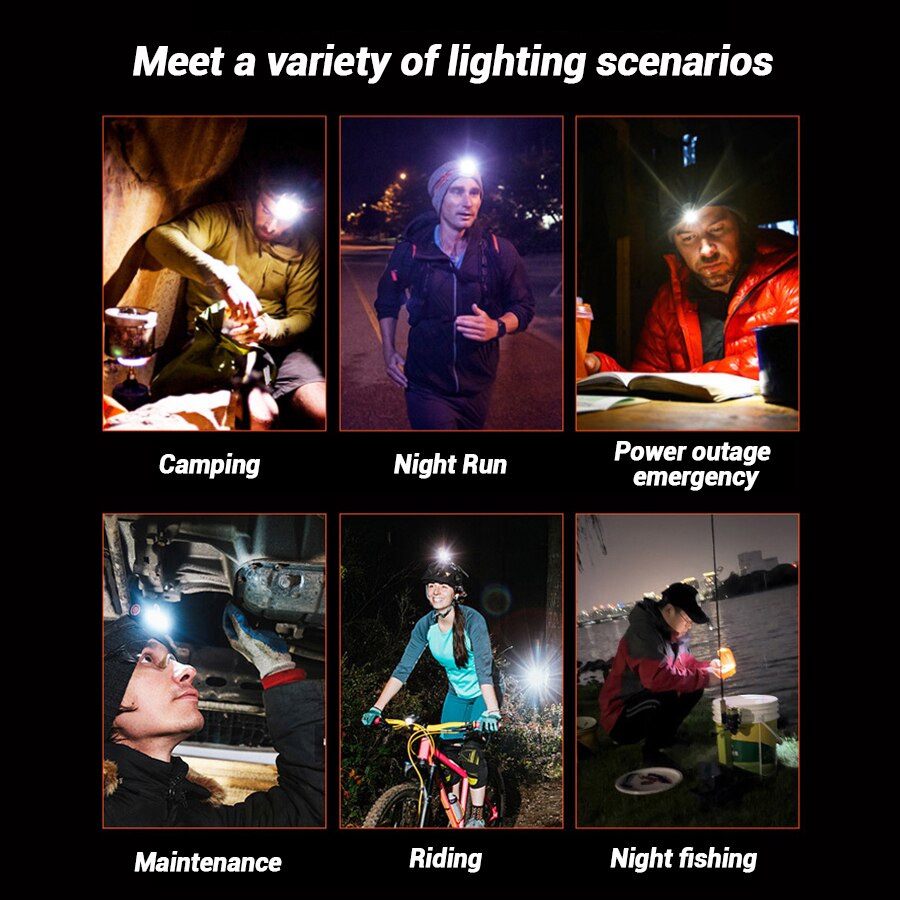 Linterna frontal Led manos lib - Outdoor Camping Lighting reseña y precio
