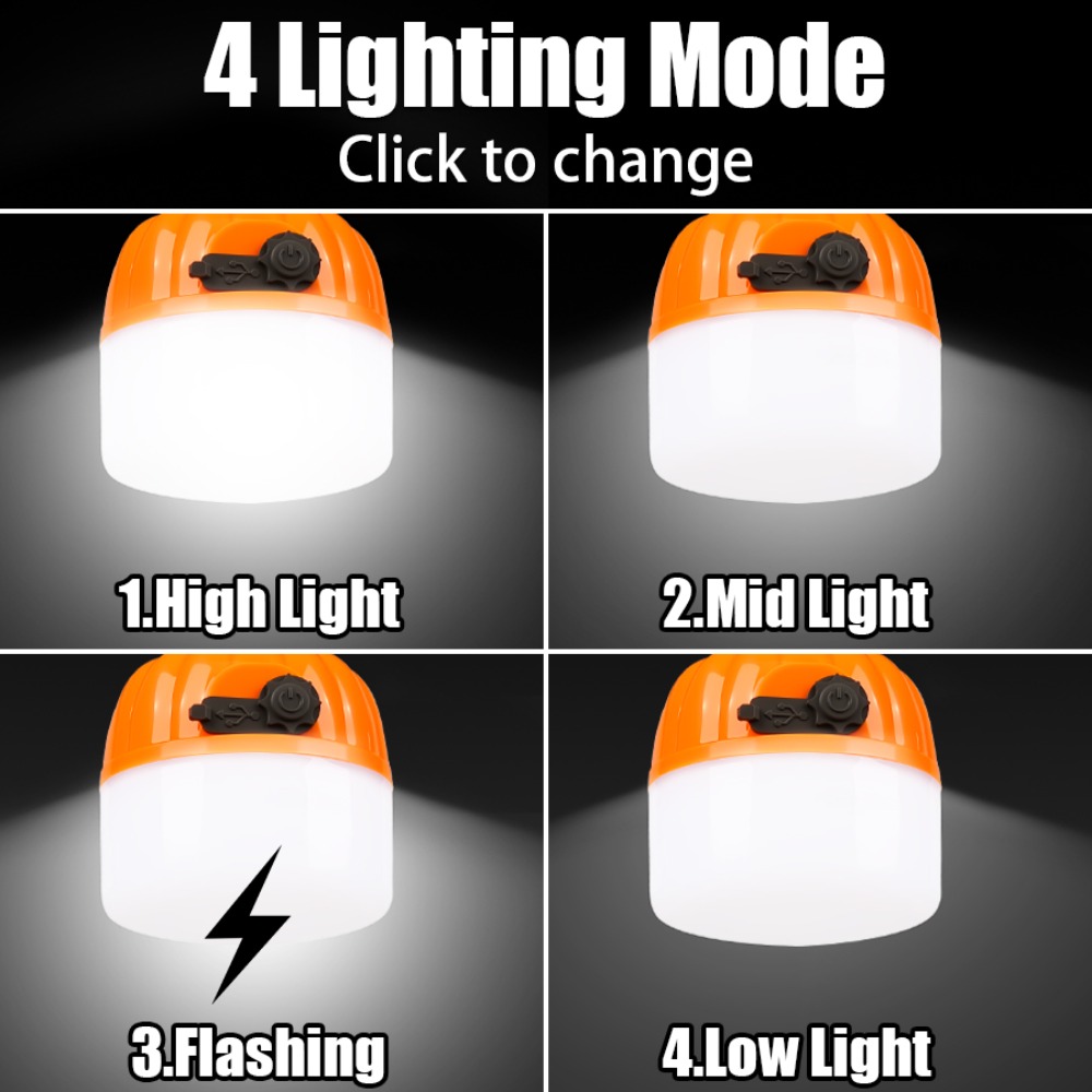 Lámpara portátil para acampar, - Outdoor Camping Lamp reseña y precio