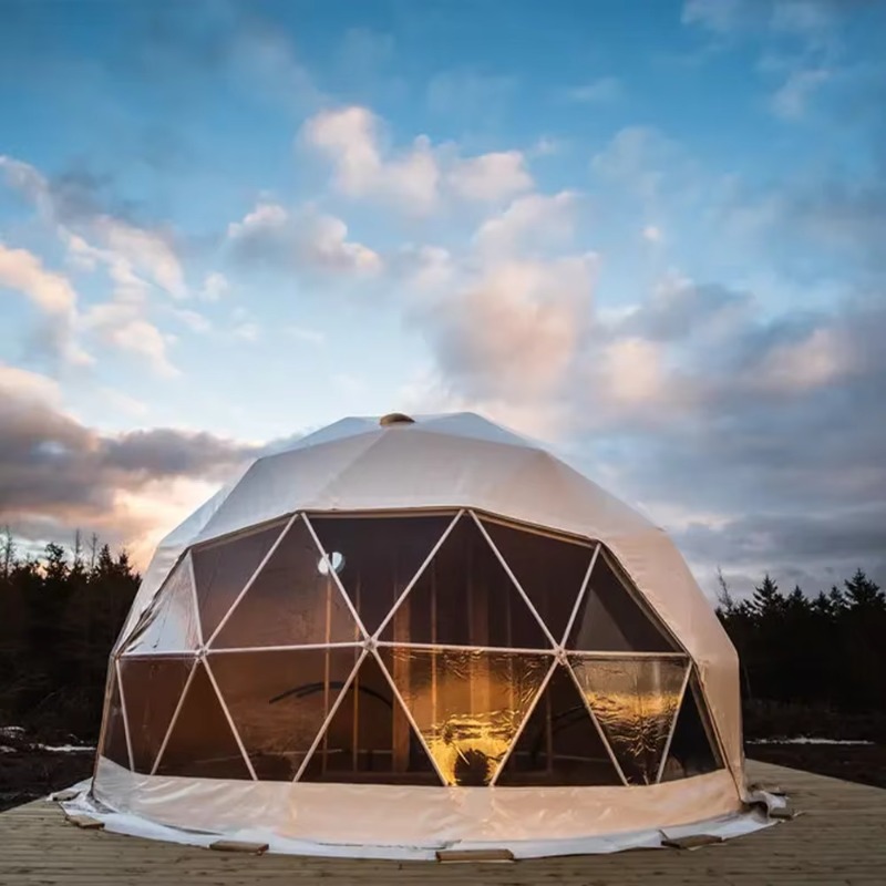 Carpa esférica geodésica de lu - Outdoor Camping And Glamping reseña y precio