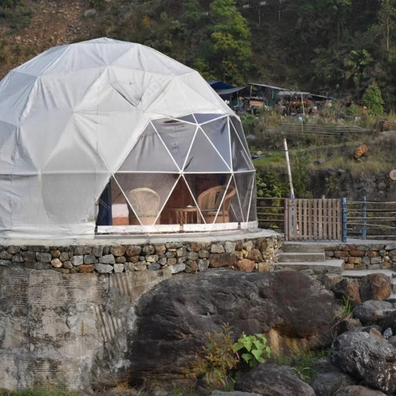Carpa esférica geodésica de lu - Outdoor Camping And Glamping reseña y precio