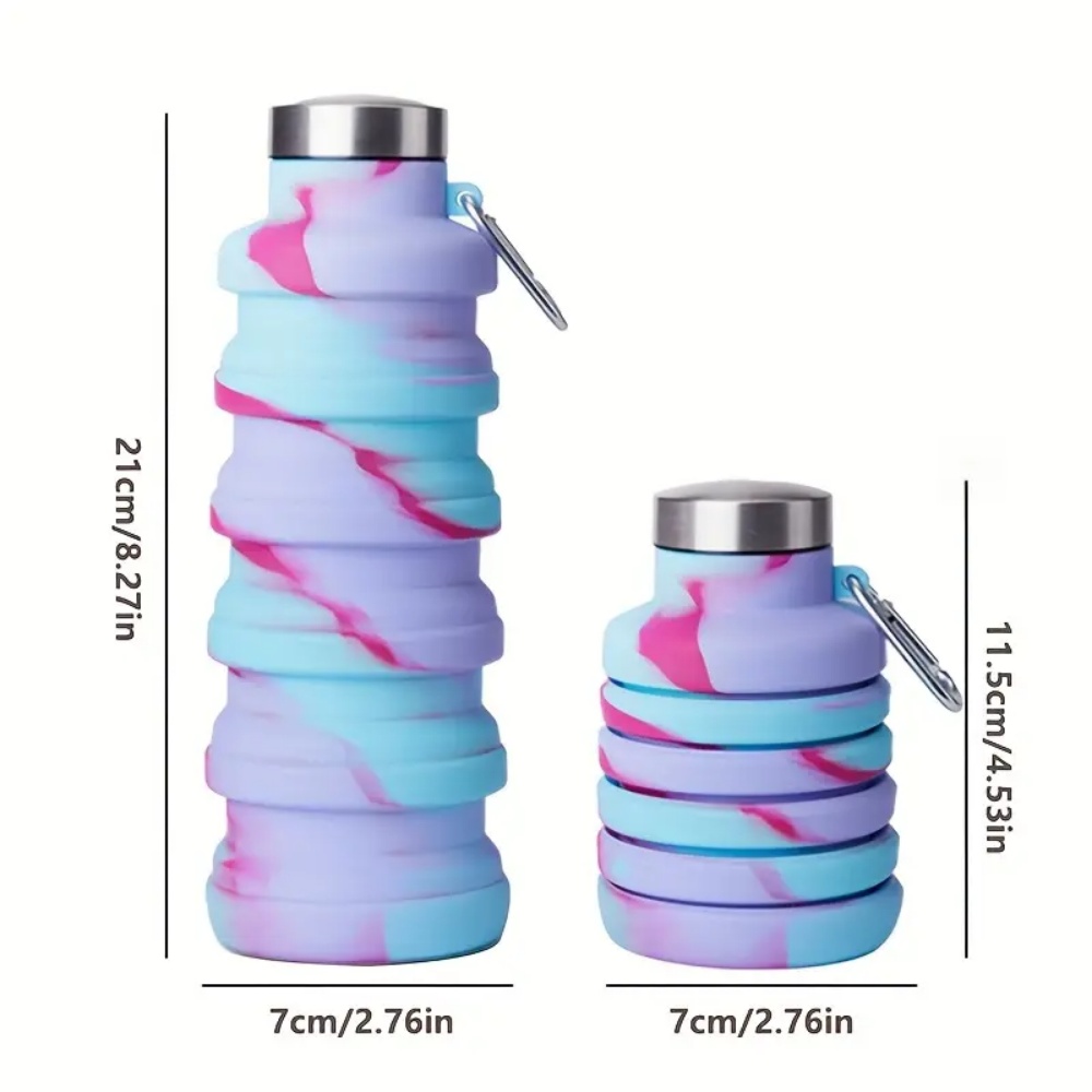 Botella de agua plegable de si - Collapsible Water Bottle reseña y precio