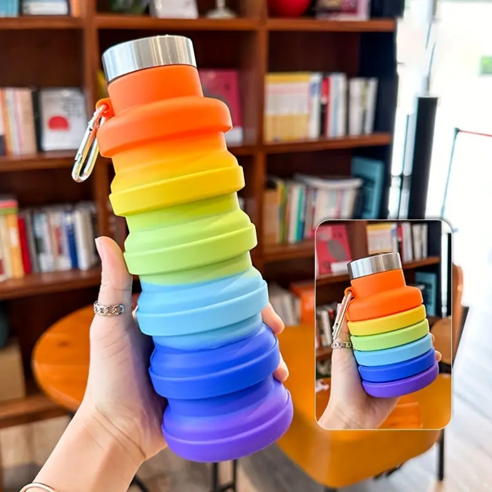 Botella de agua plegable de si - Collapsible Water Bottle reseña y precio