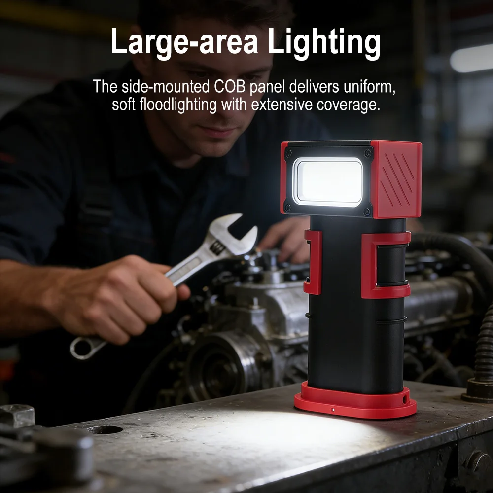 Lámpara de Trabajo LED COB BOR - Outdoor Camping Lamp reseña y precio