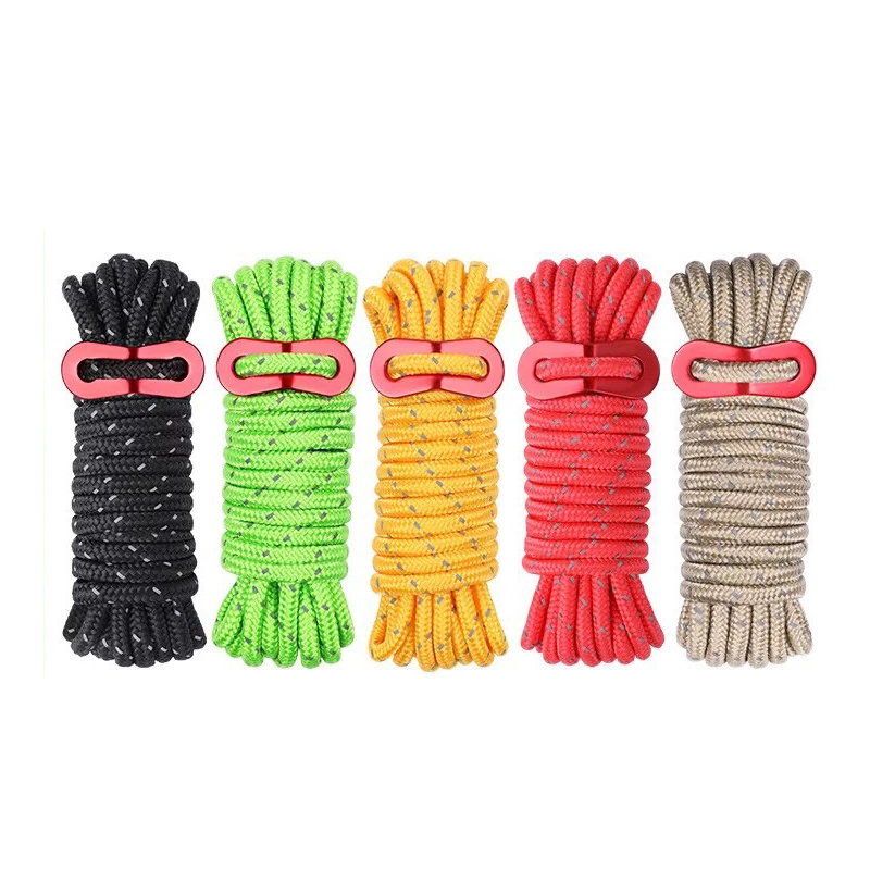 Cuerda reflectante para tienda - Outdoor Camping Guy reseña y precio