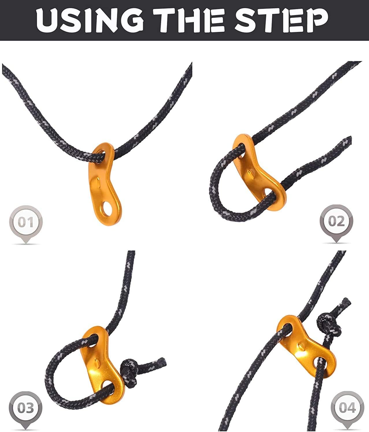 Cuerda reflectante para tienda - Outdoor Camping Guy reseña y precio