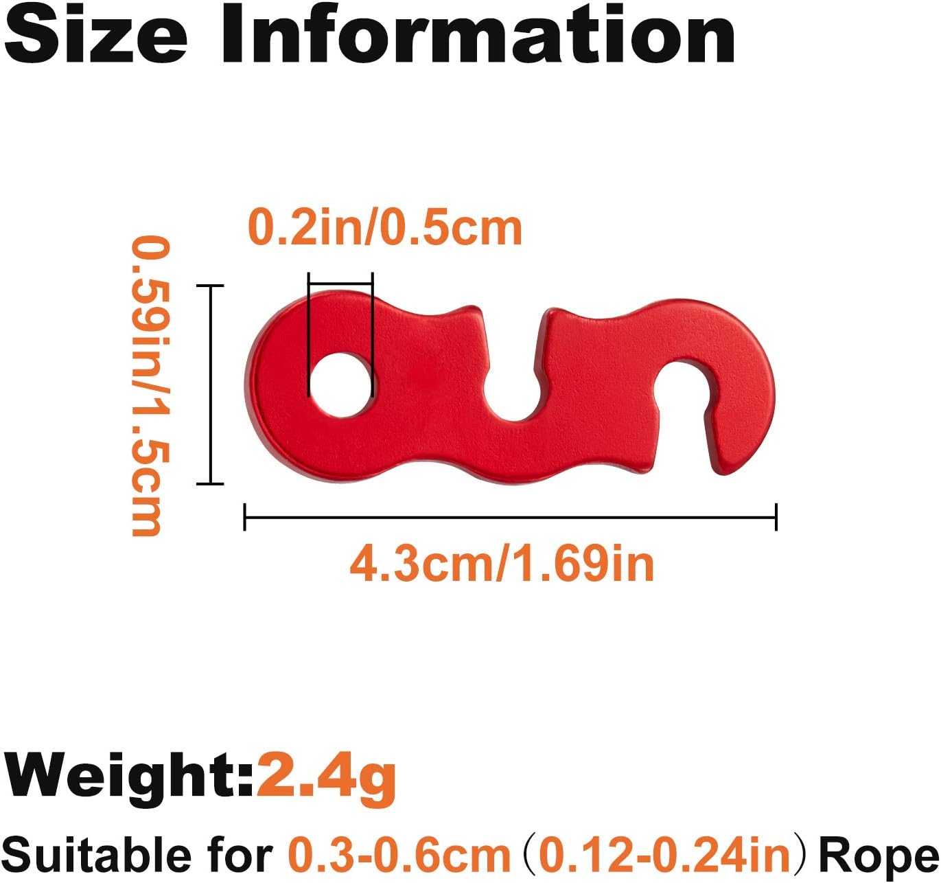 20 Piezas de Tensor de Lona de - Outdoor Camping Guy reseña y precio