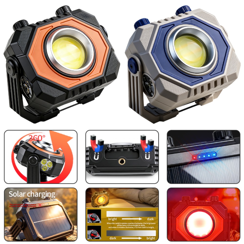 Nueva Linterna de Trabajo COB  - Outdoor Camping Lighting reseña y precio