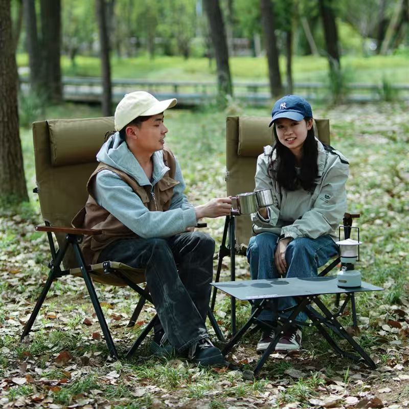 Silla Plegable de Playa y Camp - Outdoor Camping Loveseat reseña y precio