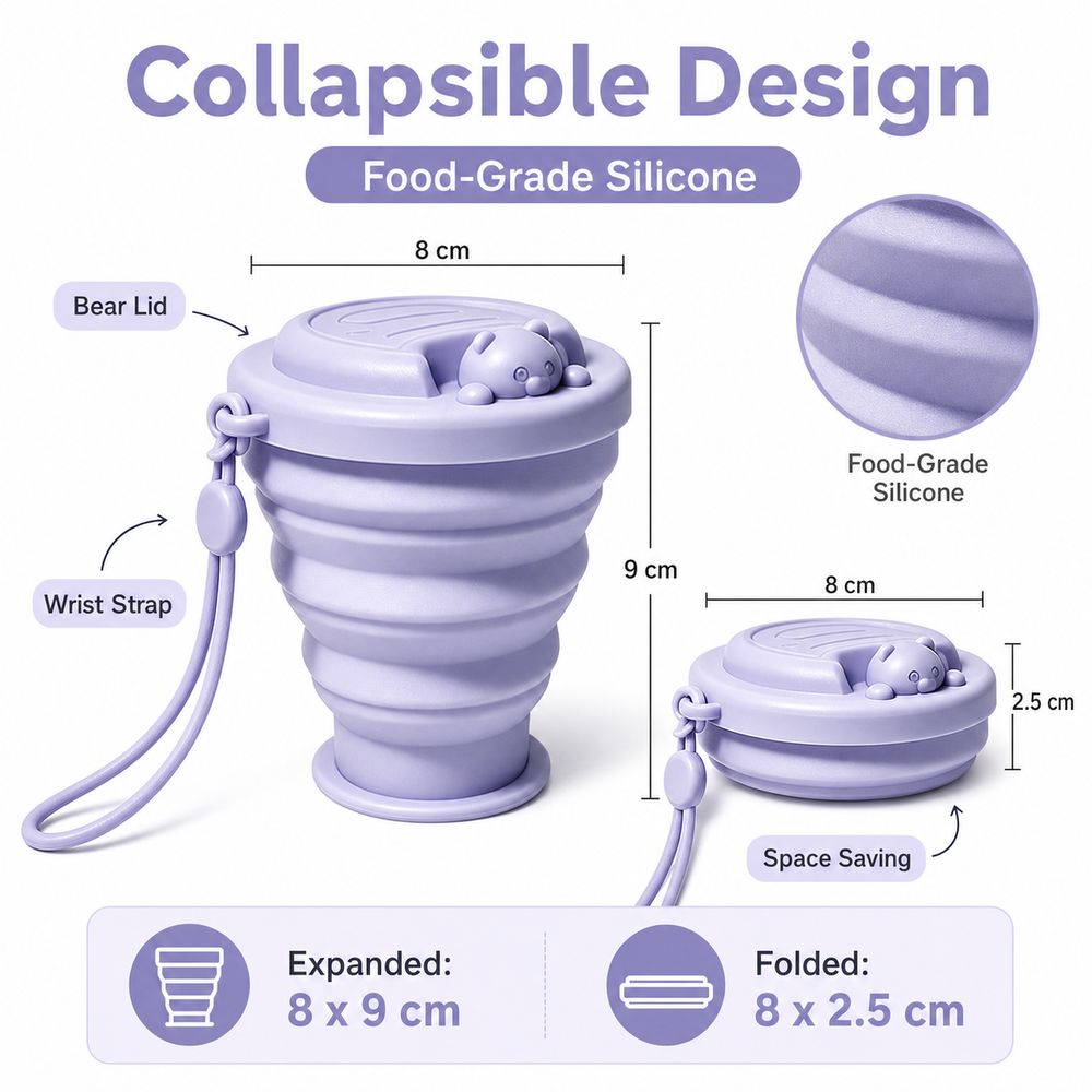 Vaso de agua plegable de silic - Collapsible Water Bottle reseña y precio