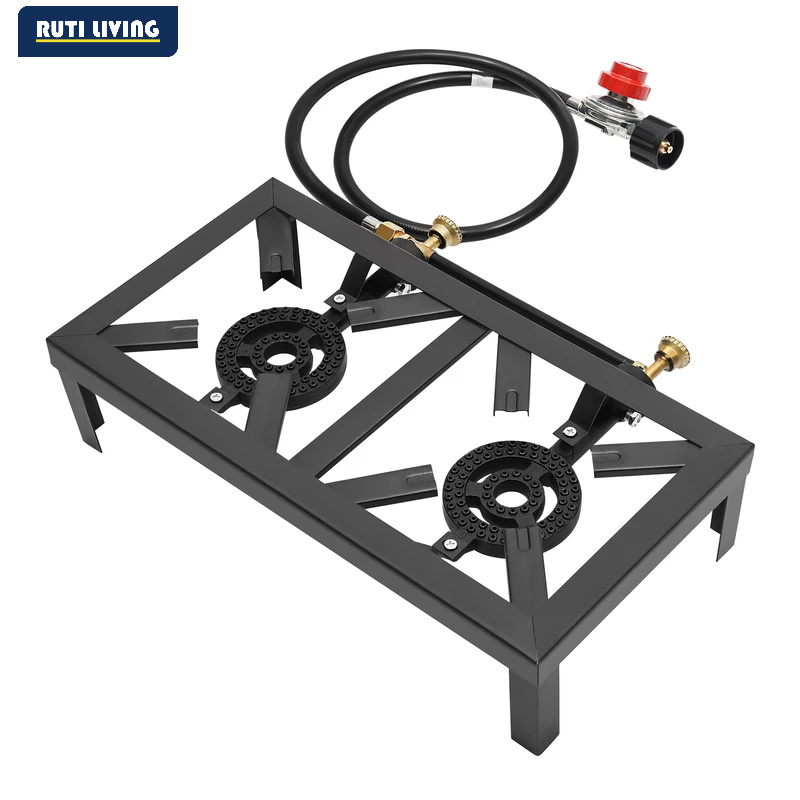Estufa de Gas Portátil de 1/2  - Outdoor Camping Burner reseña y precio