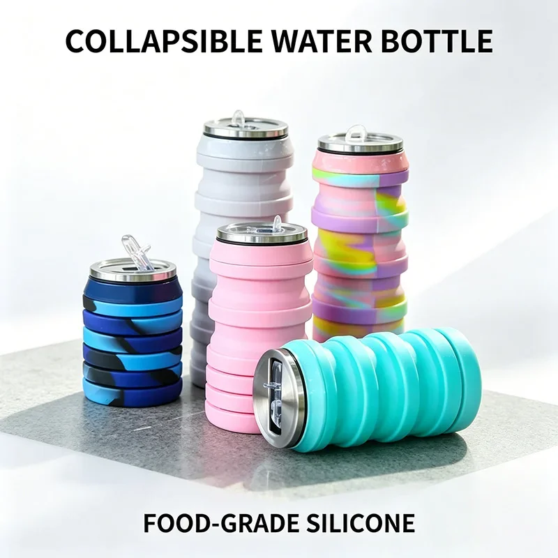 Botella de Agua de Silicona Re - Collapsible Water Bottle reseña y precio