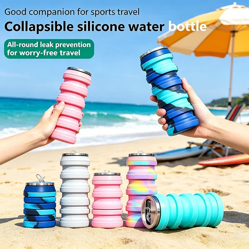 Botella de Agua de Silicona Re - Collapsible Water Bottle reseña y precio