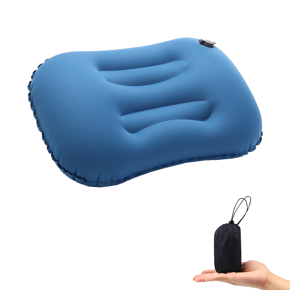 Almohada inflable portátil par - Camp Pillow Compressible reseña y precio