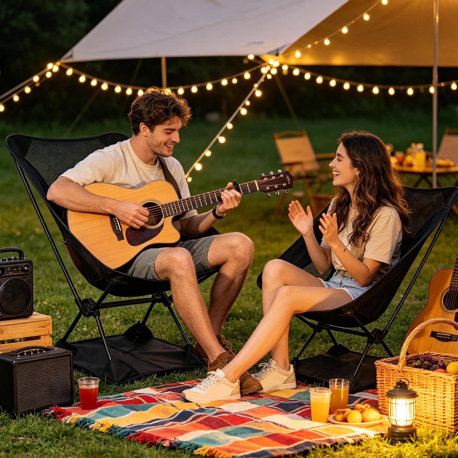 Lona de suelo Oxford antidesli - Outdoor Camping Loveseat reseña y precio