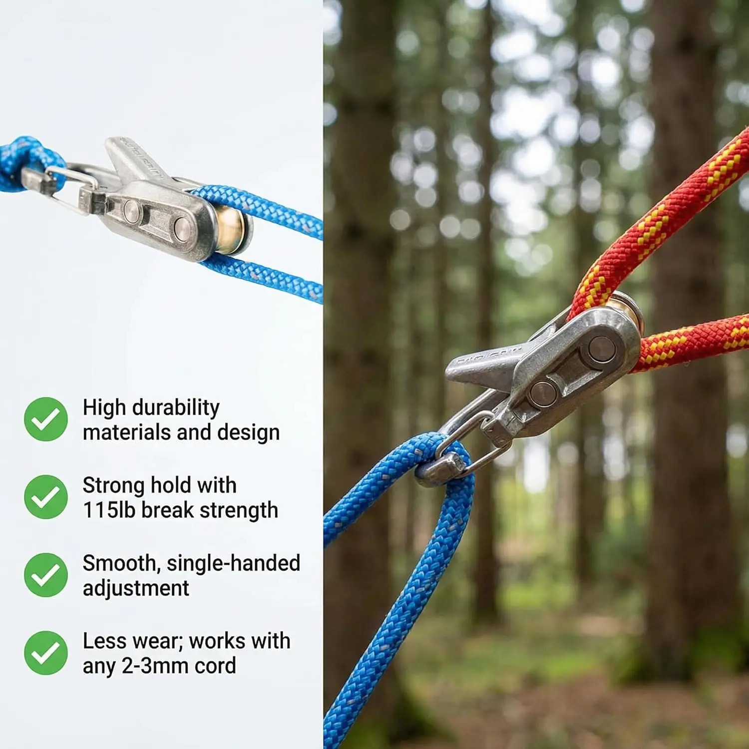 6 Piezas Tensor de Cuerda de P - Outdoor Camping Guy reseña y precio
