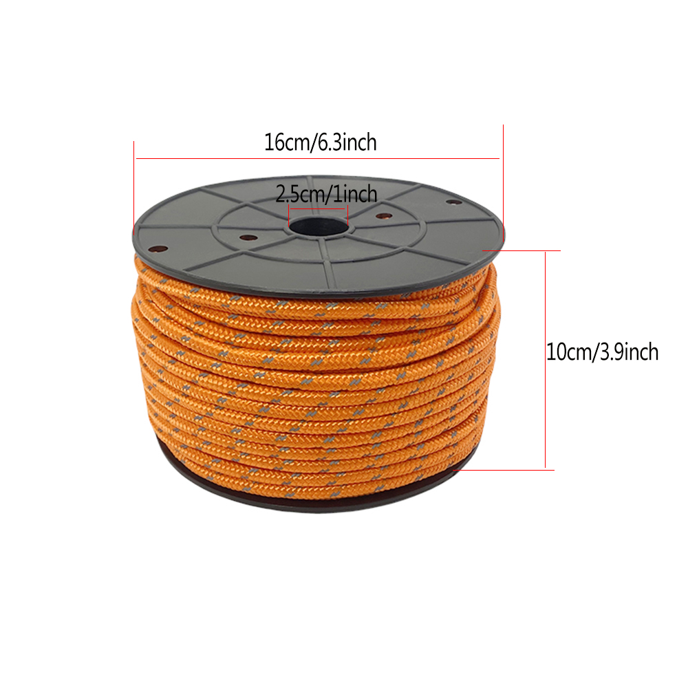 Cuerda reflectante de nailon d - Outdoor Camping Guy reseña y precio