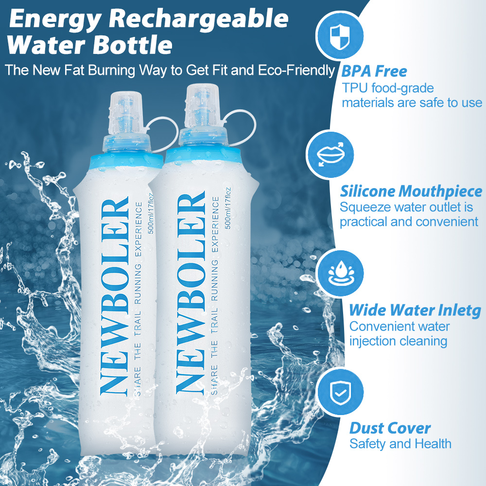 Botella de agua plegable de si - Collapsible Water Bottle reseña y precio
