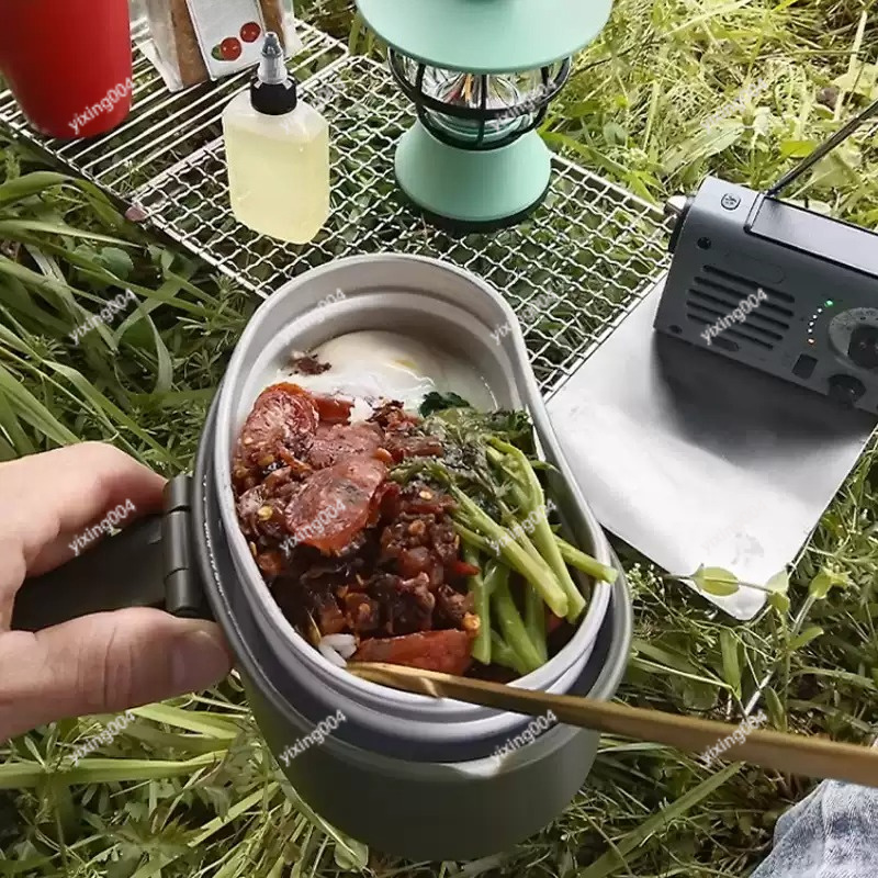 Lonchera Bento Plegable para A - Outdoor Camping Food reseña y precio