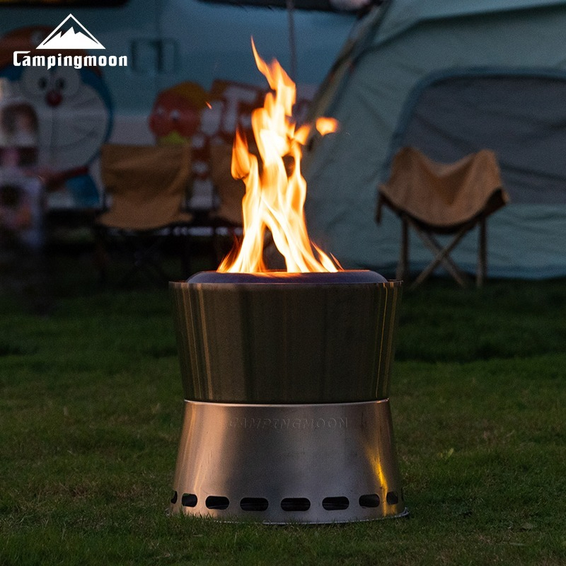 CAMPINGMOON MF-038 Estufa Port - Outdoor Camping Wood Burning Stove reseña y precio