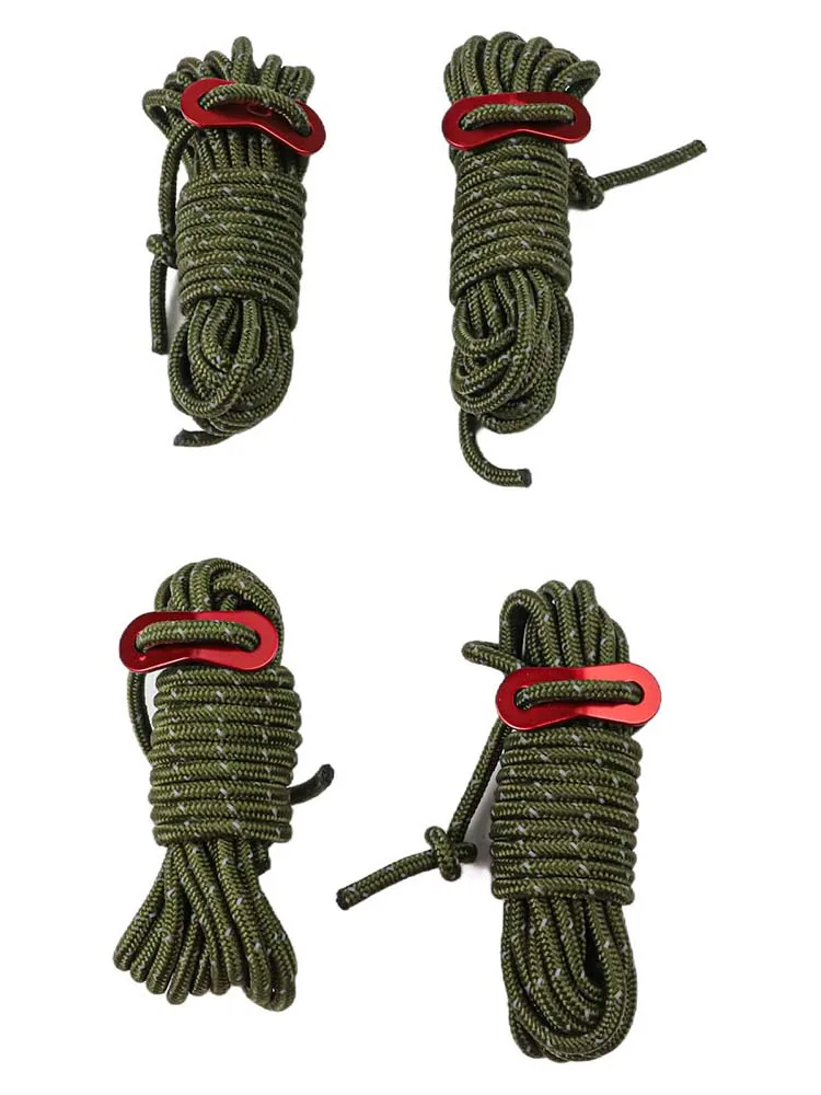 Cuerda reflectante de 4mm x 4m - Outdoor Camping Guy reseña y precio