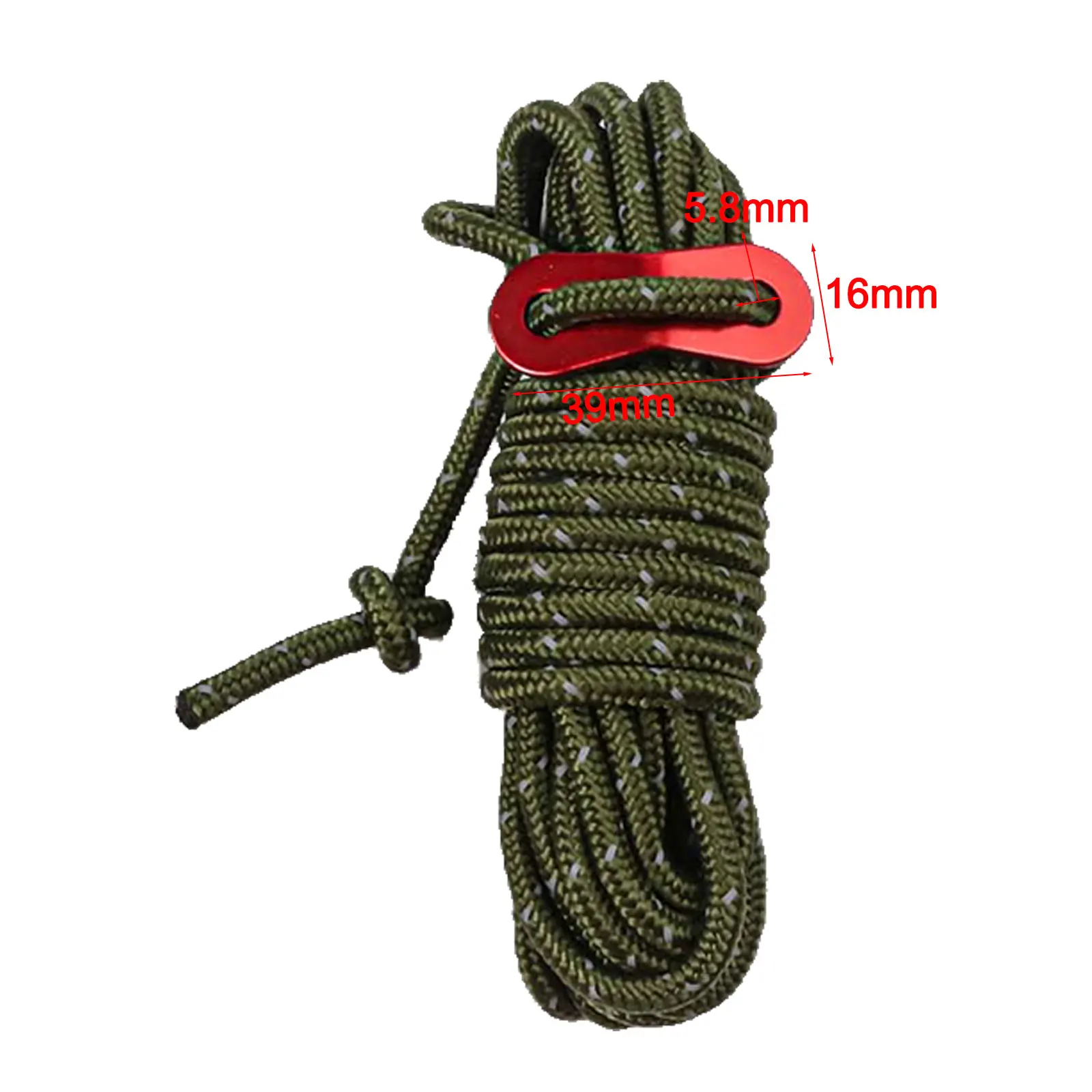 Cuerda reflectante de 4mm x 4m - Outdoor Camping Guy reseña y precio