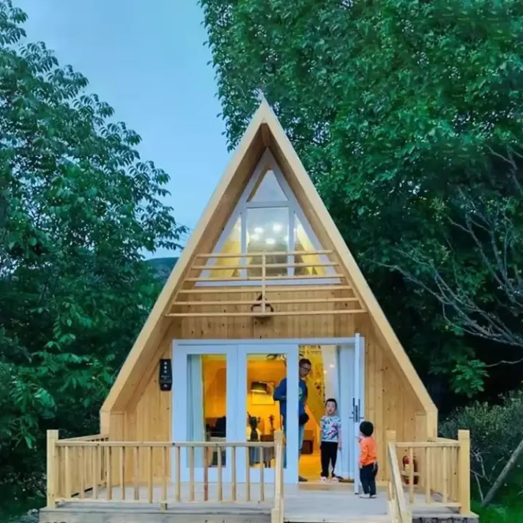 Casa de madera Triangular pers - Outdoor Camping And Glamping reseña y precio