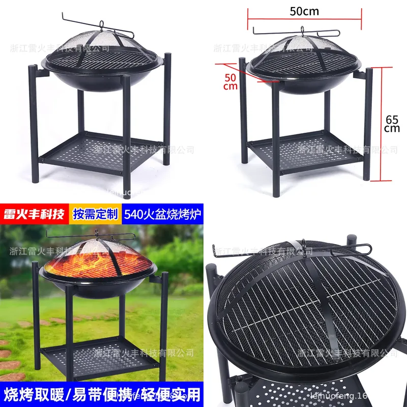 Brasero Portátil de Leña para  - Outdoor Camping Wood Burning Stove reseña y precio