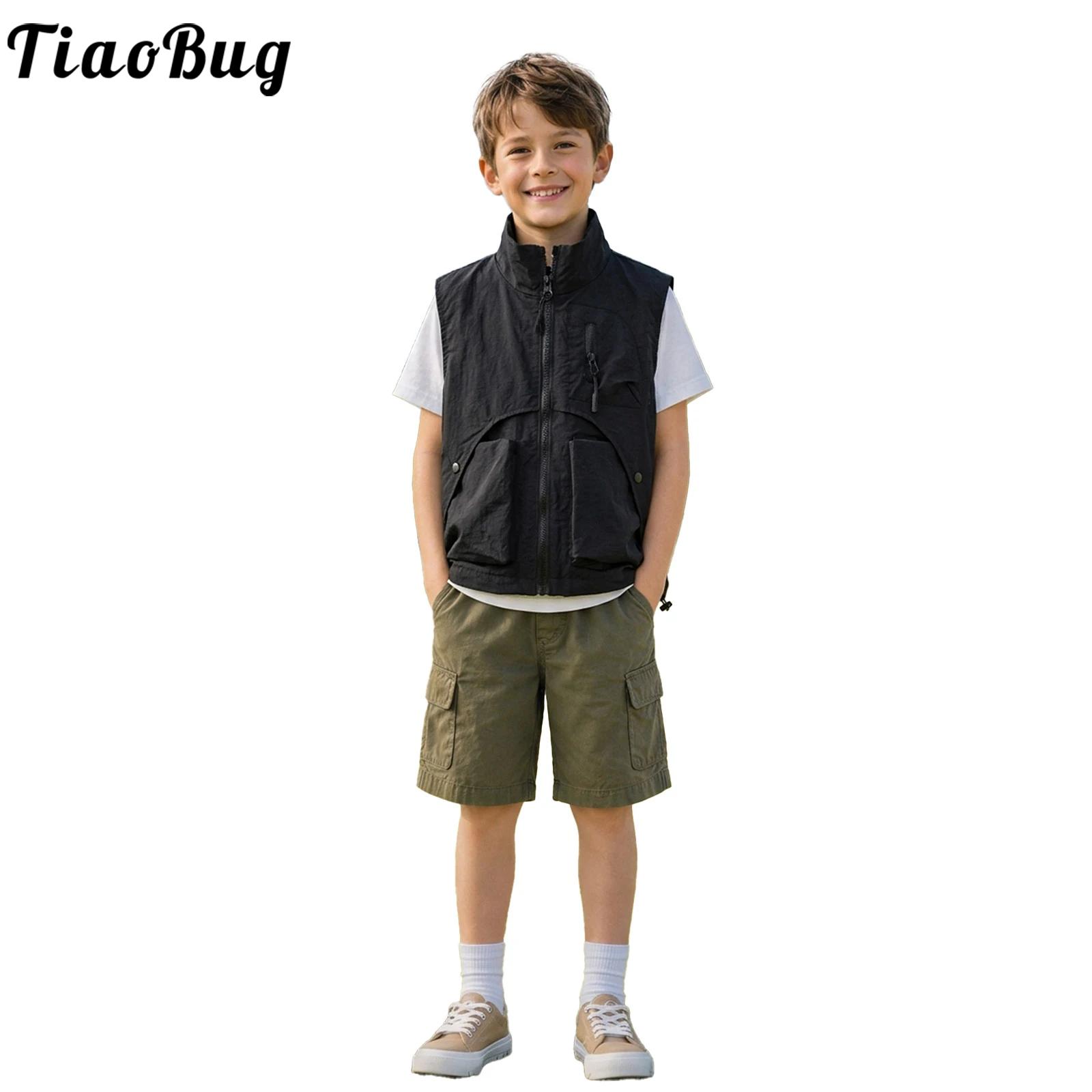 Chaleco Cargo con Cierre para  - Outdoor Camping Activities For Kids reseña y precio