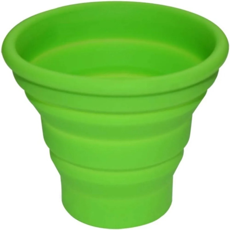 Taza plegable de silicona de c - Outdoor Camping Food reseña y precio