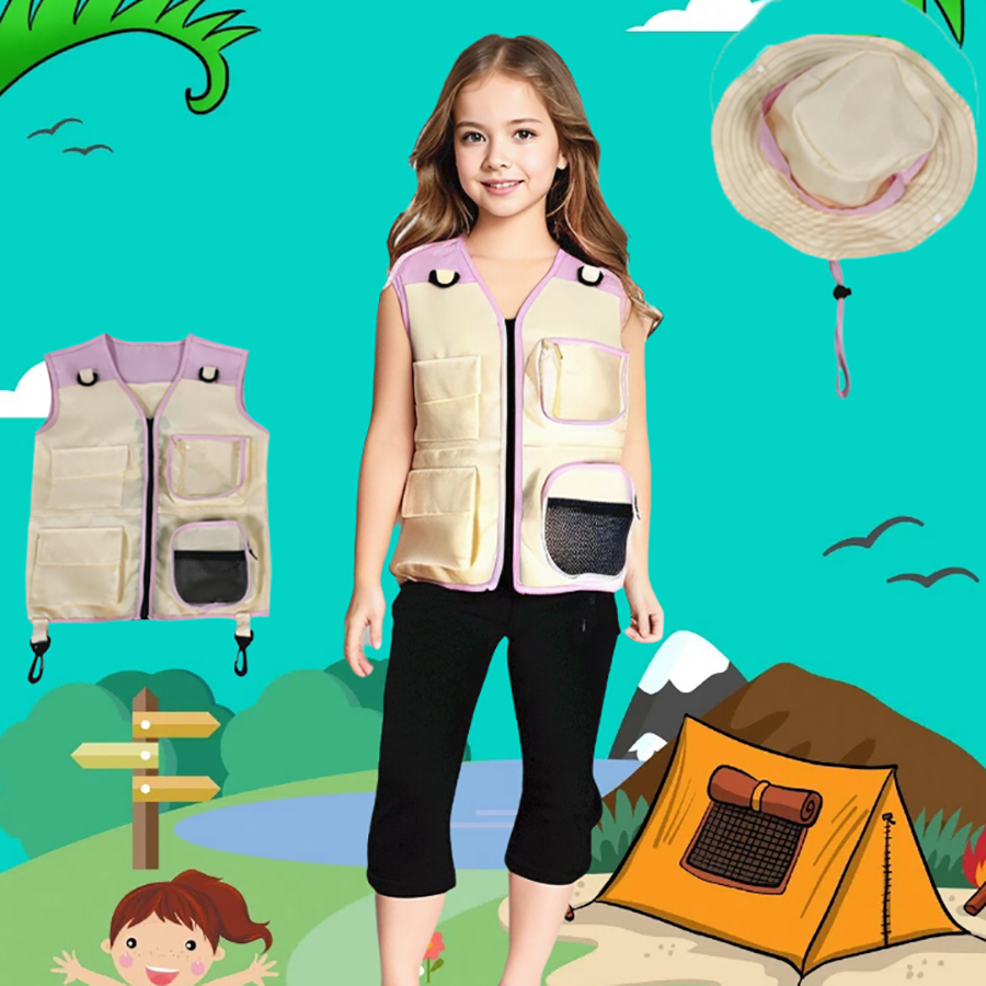 Chaleco de explorador para niñ - Outdoor Camping Activities For Kids reseña y precio
