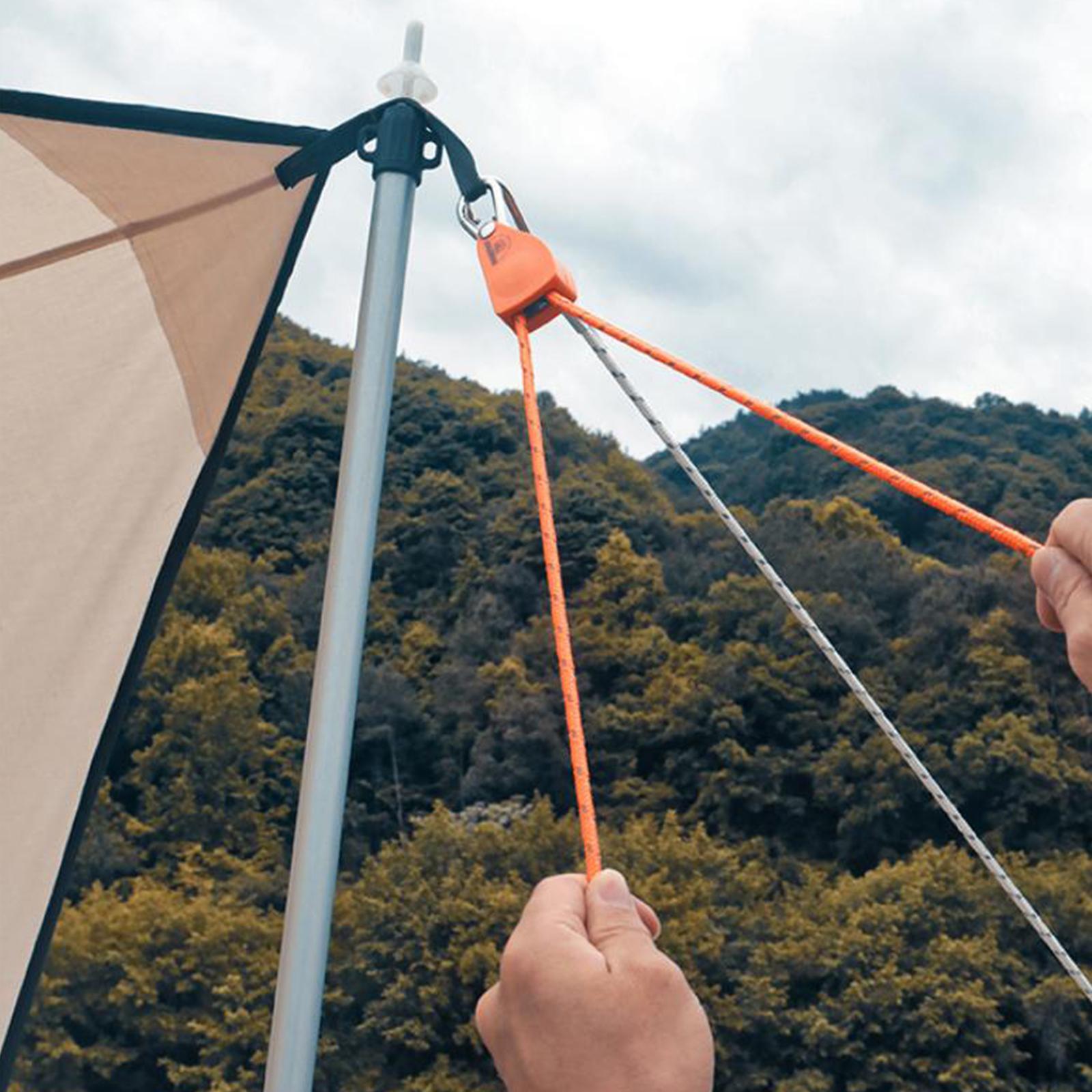 Tensor de cuerda ajustable con - Outdoor Camping Guy reseña y precio