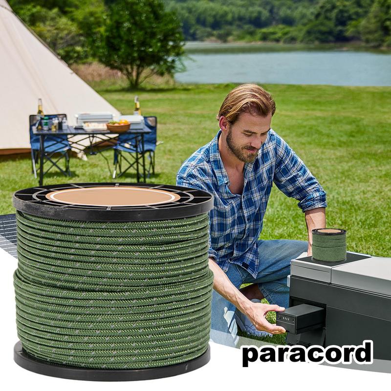 Cuerda reflectante de paracord - Outdoor Camping Guy reseña y precio