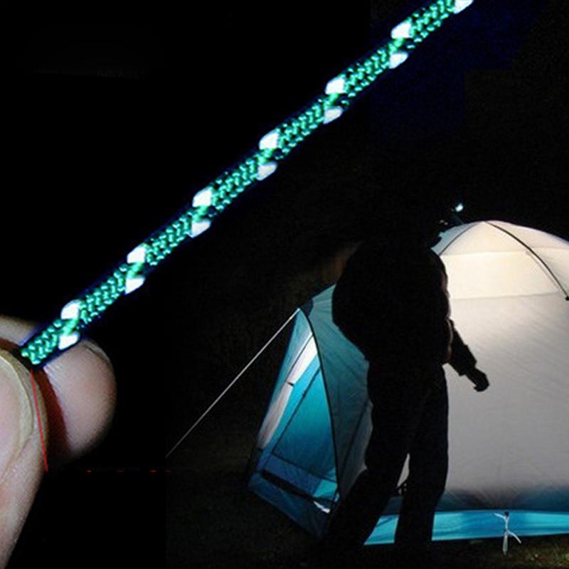 Cuerda reflectante de paracord - Outdoor Camping Guy reseña y precio