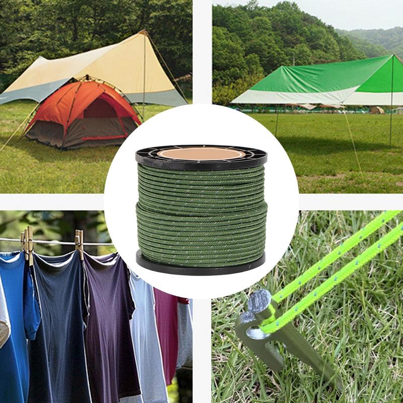 Cuerda reflectante de paracord - Outdoor Camping Guy reseña y precio