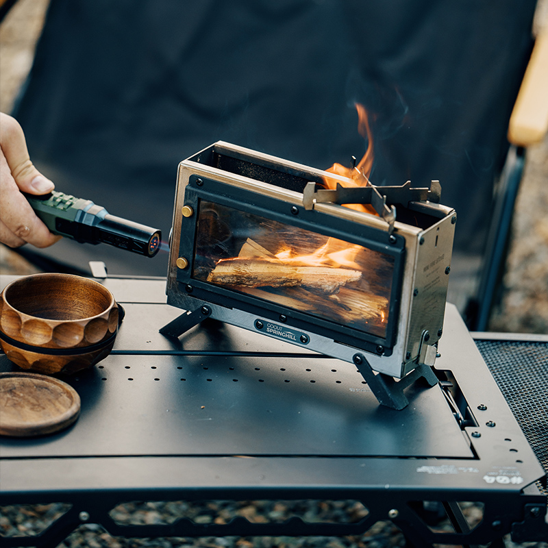 Estufa de Leña Portátil Goout  - Outdoor Camping Wood Burning Stove reseña y precio